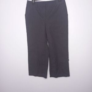 Charter Club cropped wide leg pants size 4